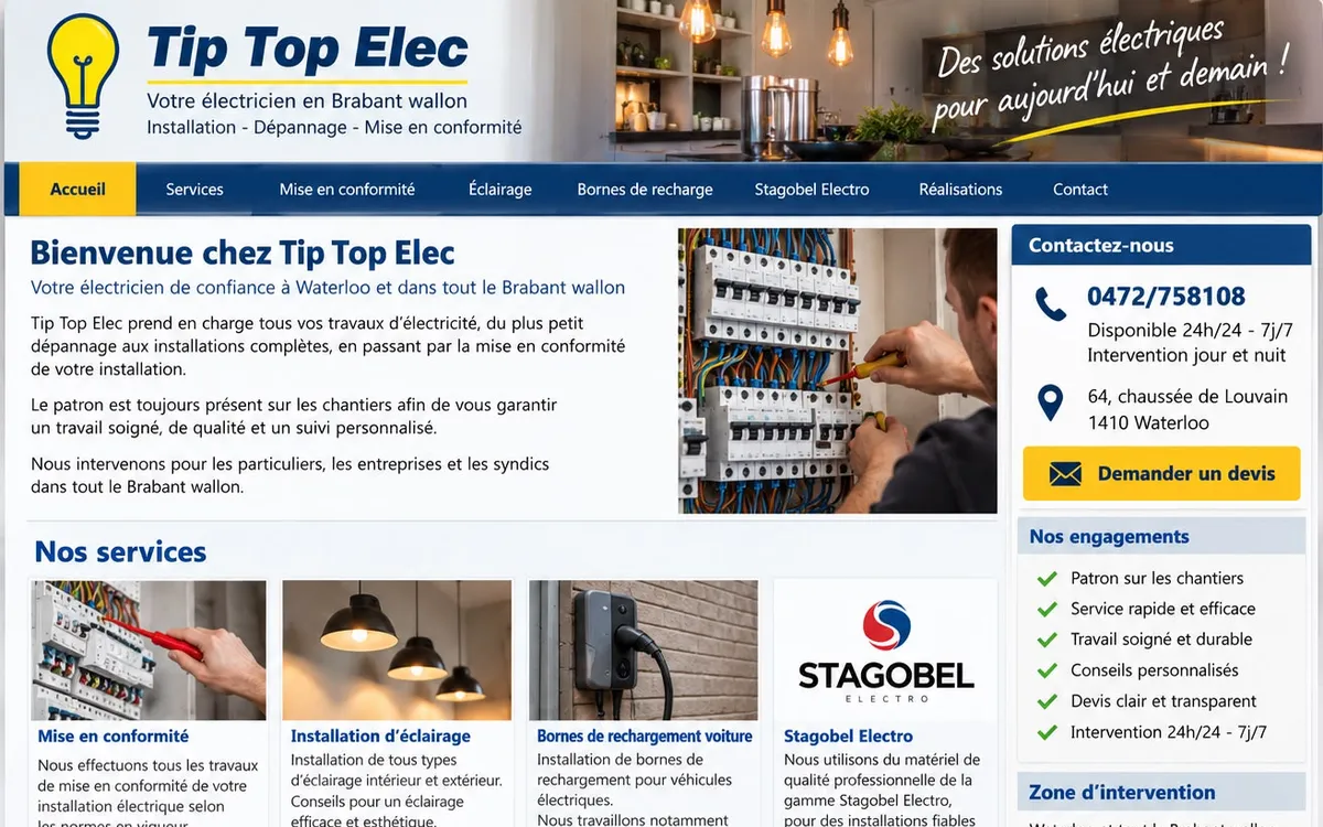 Ancien site de Tip Top Elec